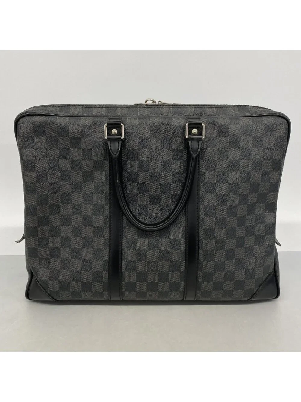 Louis Vuitton Briefcase Damier Graphite Porte Documents Voyage Black Gray